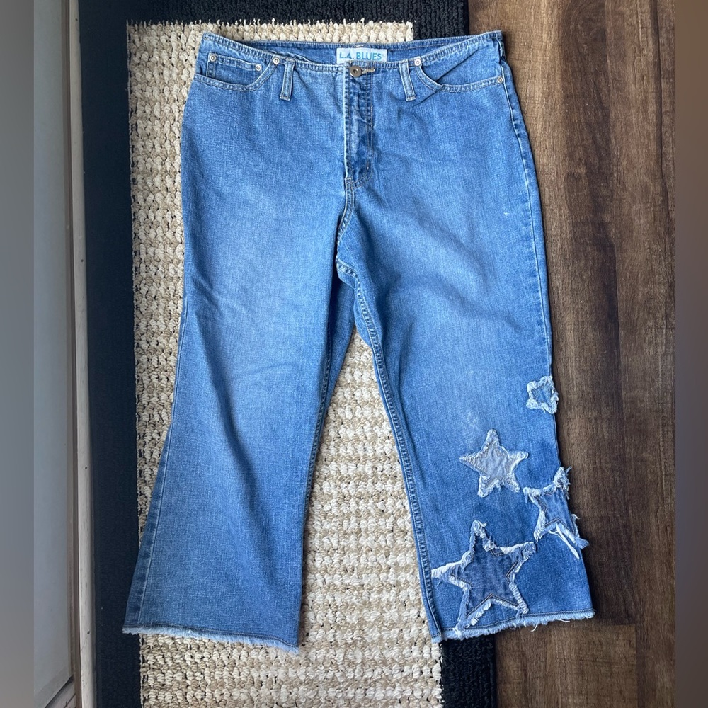Vintage 90’s wide leg cropped jeans